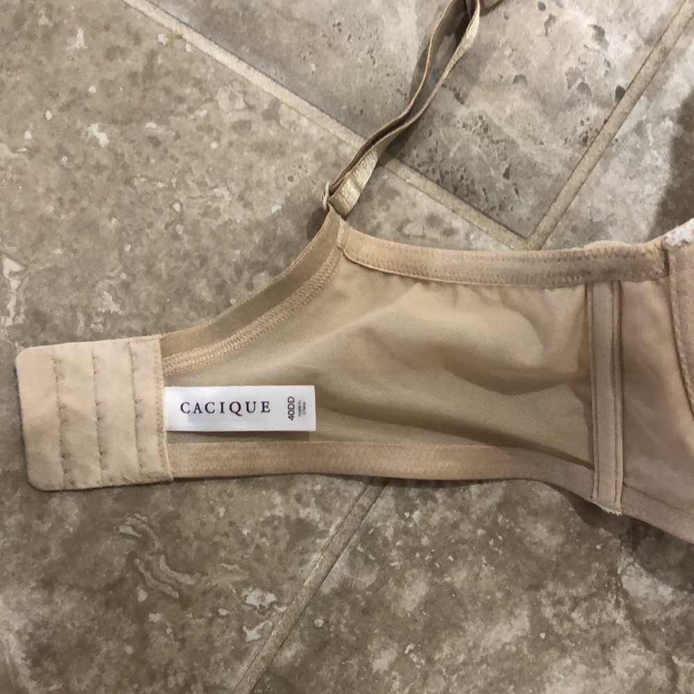 Cacique Satin Full Coverage With Wire Size 40dd - image 8